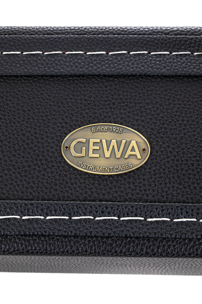 GEWA Flat Top Economy Westerngitarrenkoffer 523.110, schwarz – Detail des Herstelleremblems