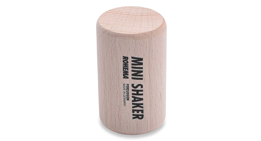 Rohema Mini Shaker three-piece set 61563 – detail: high-pitched shaker made from light beech, one component of the set