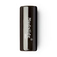Dunlop Mudslide 263 Porzellan-Slide, Medium, schwarz – Vorderansicht mit Modellaufdruck