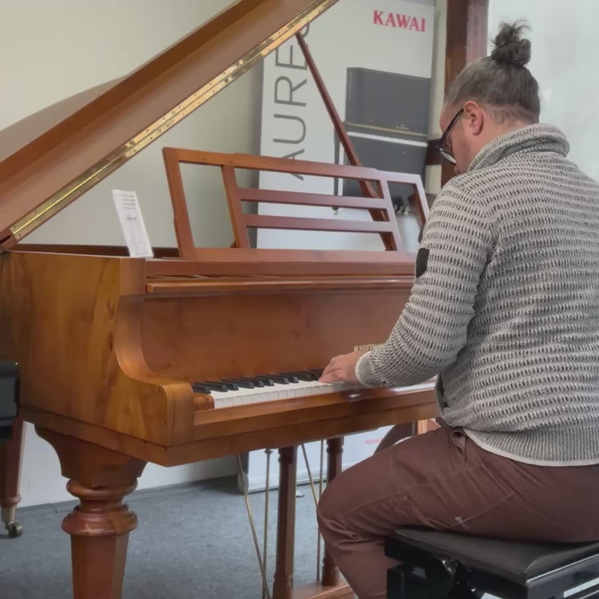 W.HOFFMANN Flügel 173 Klassik Wurzel Nussbaum Occasion Bj. 1990, Bestzustand Made in Germany (gebraucht)