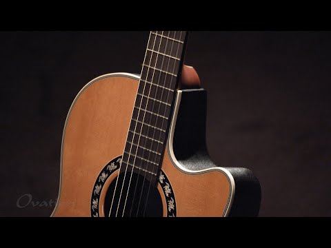 Ovation electric acoustic classical guitar Pro Series Classic Nylon Legend Mid-depth OV555610 