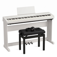 Roland FP-40 Digitalpiano-Bundle Weiß mit Ständer, Pedaleinheit, Klavierbank & Kopfhörer – Set-Bild