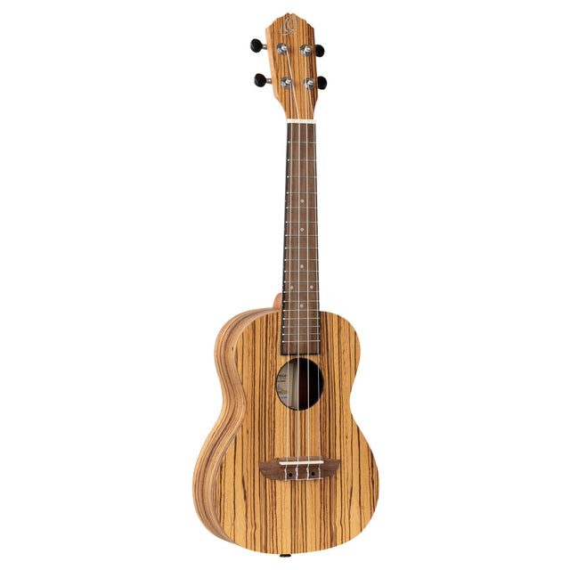 ORTEGA Timber Series Konzert Ukulele - Natur Zebraholz inkl. Tasche - Musik-Ebert Gmbh