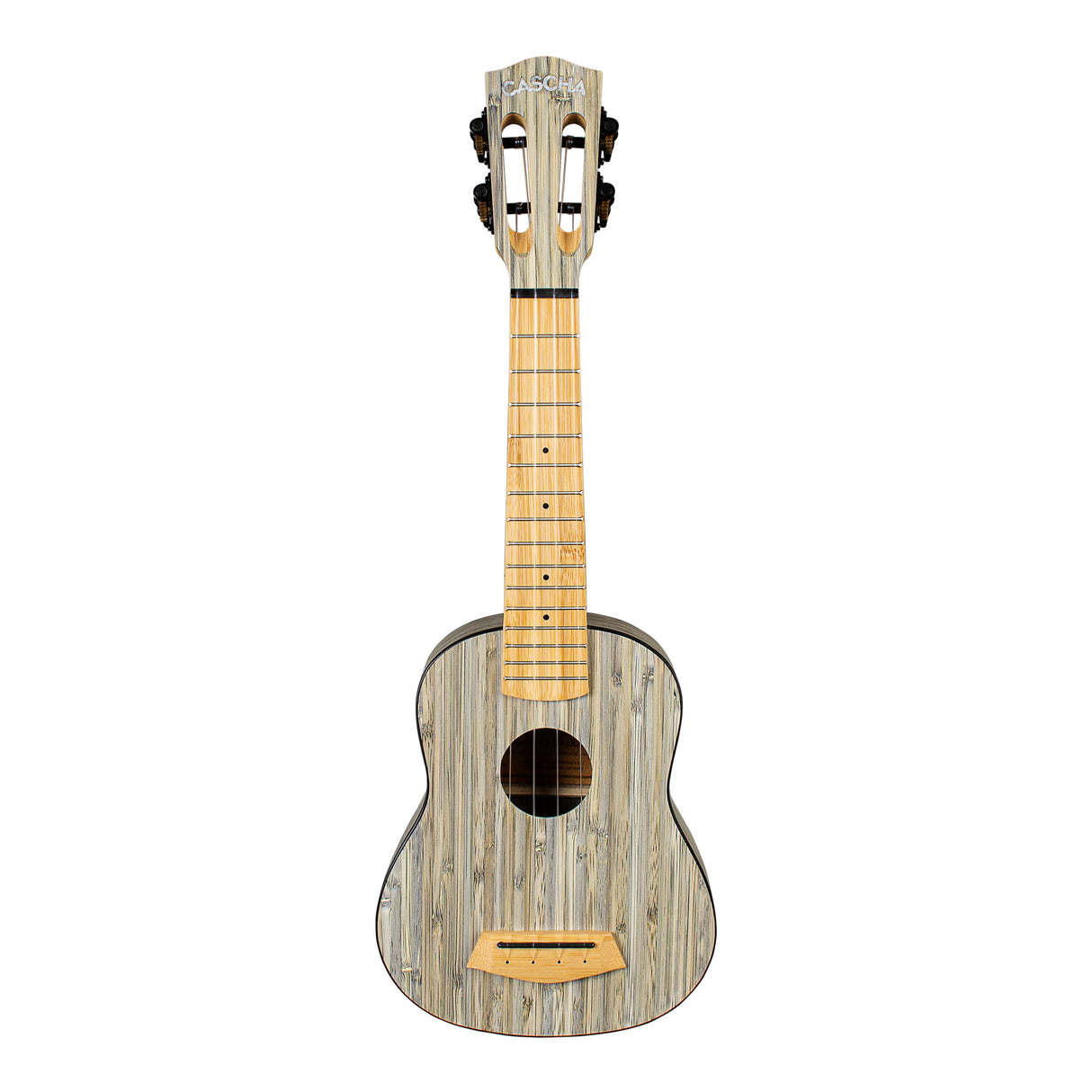 Cascha Sopran Ukulele Bamboo Graphit - Musik-Ebert Gmbh