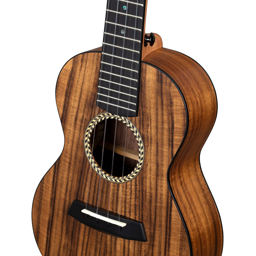 Cascha Solid Top Acacia Konzert Ukulele HH 2348 mit Tasche + 3 Plektren - Musik-Ebert Gmbh