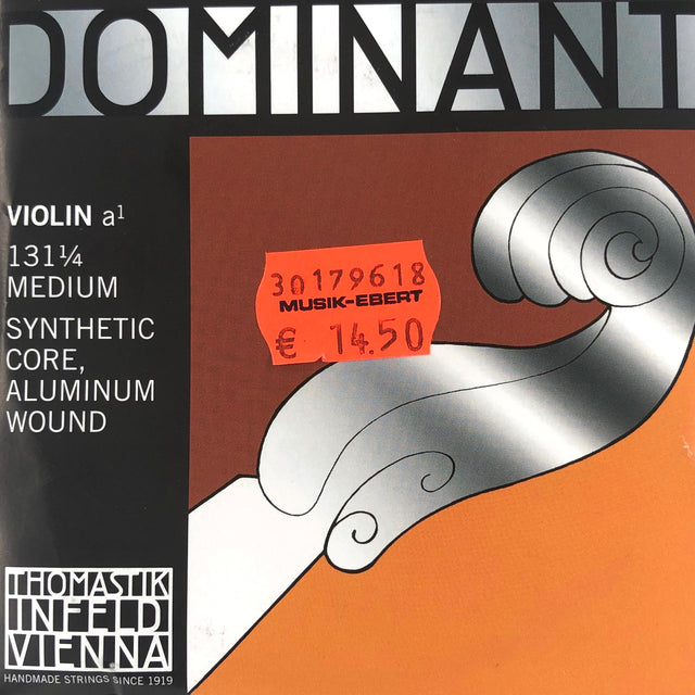 Thomastik Dominant Violin Einzelsaite A 131 mit Kugel 1/4 - Musik-Ebert Gmbh
