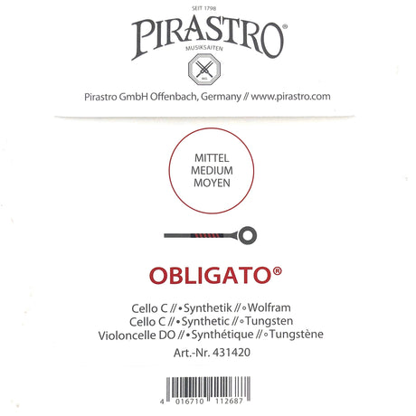 Pirastro Obligato Cellosaiten Satz 4/4 - Musik-Ebert Gmbh