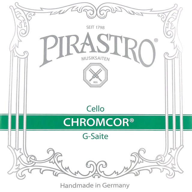 Pirastro Chromcor Cello Einzelsaite G mit Kugel Medium 1/4-1/8 - Musik-Ebert Gmbh