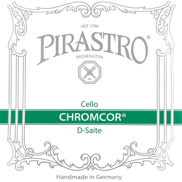 Pirastro Chromcor Cello Einzelsaite D mit Kugel Medium 4/4 - Musik-Ebert Gmbh