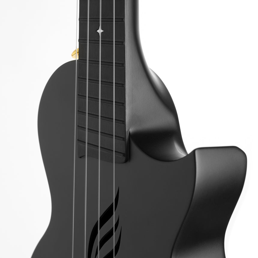 CASCHA Carbon Konzert Ukulele inkl. Tasche, Gurt - Musik-Ebert Gmbh