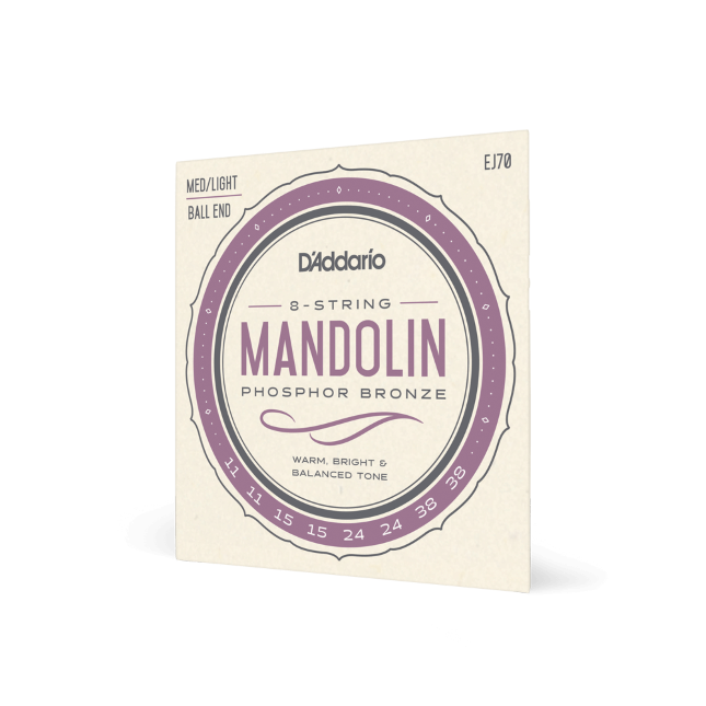 D'Addario Mandolinen Saiten 8-String mit Ballend - Musik-Ebert Gmbh