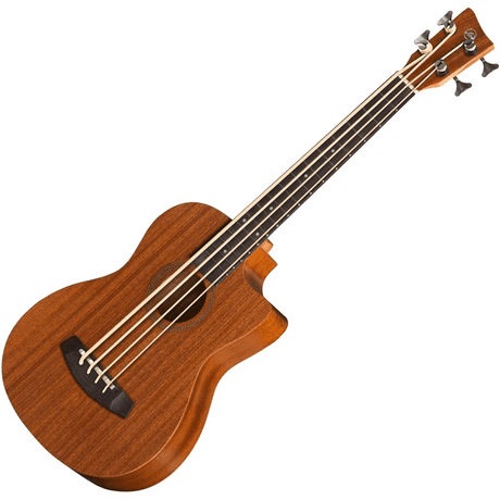 GEWA Elektroakustischer Ukebass Manoa K-BS-CE Sapelli Matte EA Uke Bass (VG512.280) - Musik-Ebert Gmbh